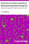 [Gutenberg 4335] • The Grounds of an Opinion on the Policy of Restricting the Importation of Foreign Corn / Intended as an appendix to "Observations on the corn laws"